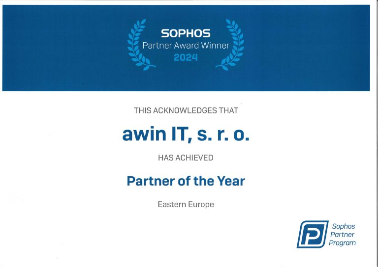 sophos partner of the year